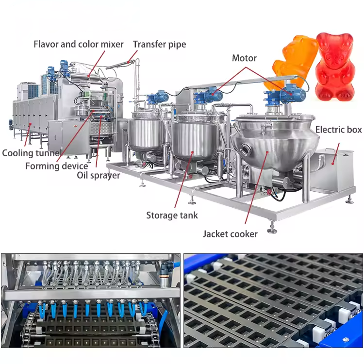 Full Automatic Candy Production Line9